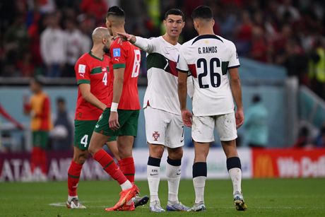 Gonsalo Ramos i Kristijano Ronaldo, Portugal - Maroko