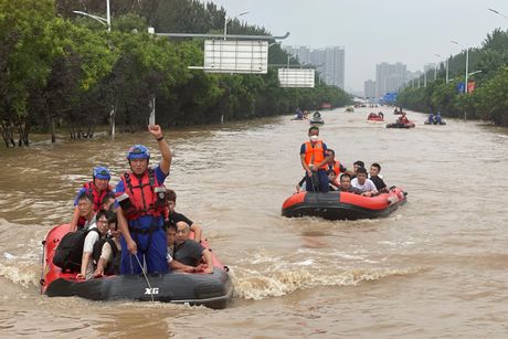 Kina poplave Zhuozhou