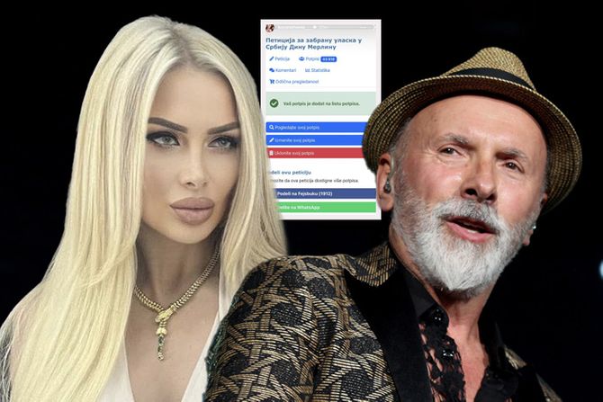 Božana Vujinović i Dino Merlin Božana Vujinović i Dino Merlin