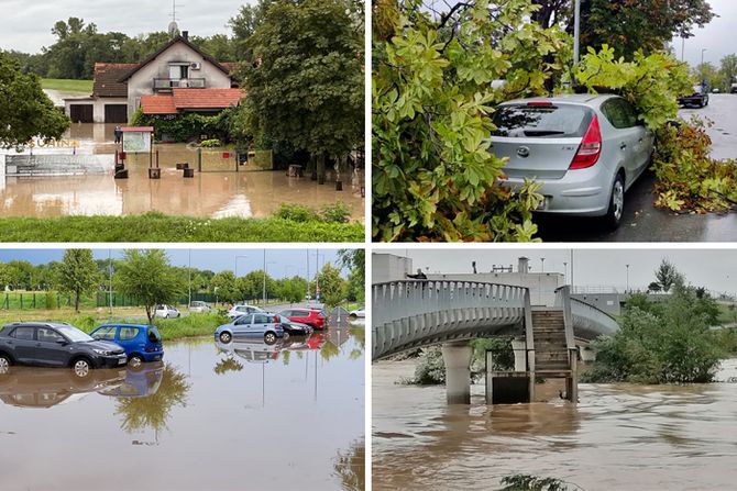 Nevreme poplava poplave Hrvatska Zagreb Slovenija i nevreme Beograd