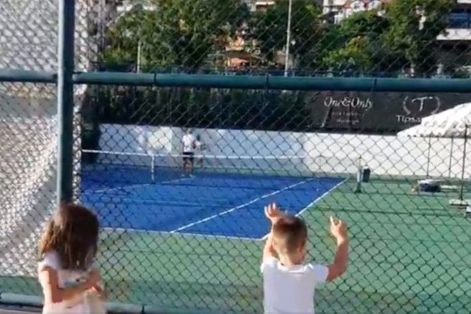 Novak Đoković trening