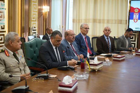 Egipat Miloš Vučević sastao se danas sa državnim ministrom za vojnu proizvodnju Mohamedom Salah al Din Mustafom