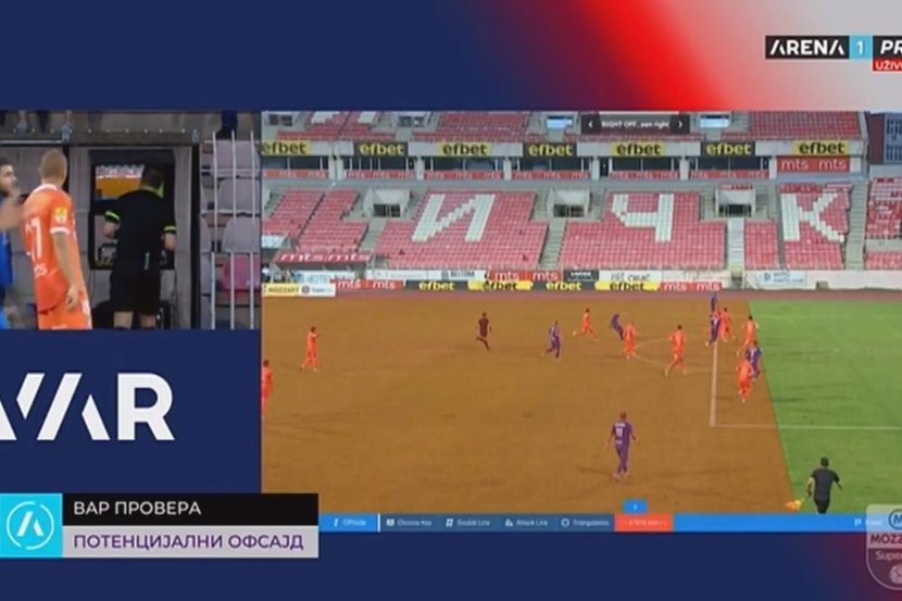 Do sada neviđeno, najduža VAR provera u srpskom fudbalu: Sudije gledale  snimak 13 minuta, nije bilo jasno šta se dešava - Sportal