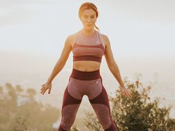 trening, fitnes, skok, devojka