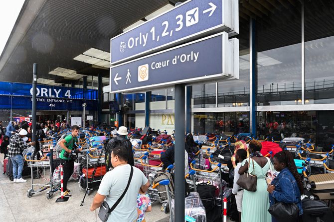 Francuska aerodrom Orli, prtljag gužva kolaps