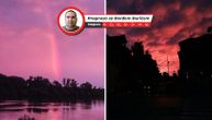 Rajski ili apokaliptični prizor? Šapčani nikada nisu videli pink dugu, meteorolog otkrio kako je nastala