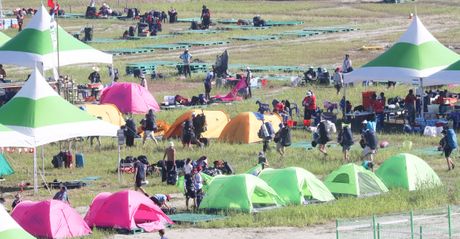 Južna Koreja, evakuacija iz kampa