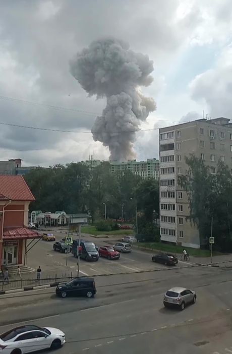 Eksplozija u skladištu pirotehnike kod Moskve