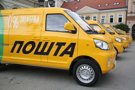 Pošta Srbije, Nova vozila na električni pogon