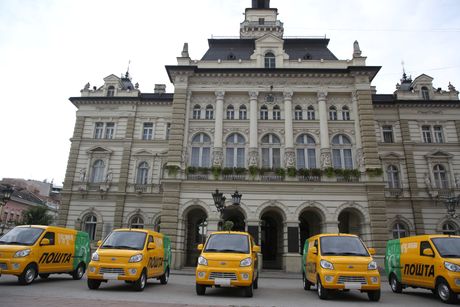Pošta Srbije, Nova vozila na električni pogon