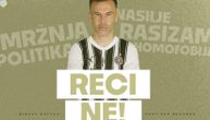 Partizan citirao Duška Radovića, pa apelovao: Reci "Ne" rasizmu, homofobiji, mržnji i nasilju