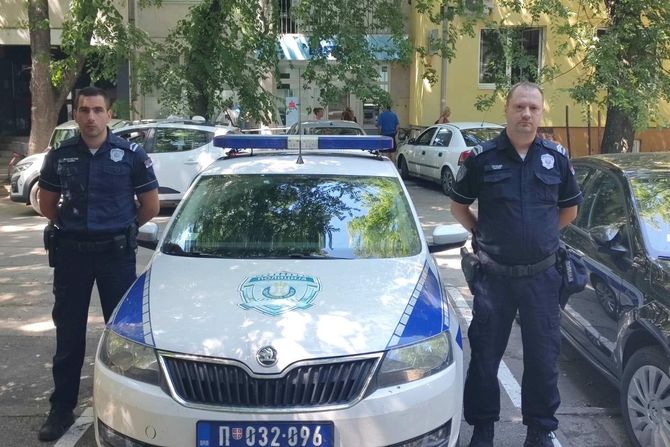 Kikinda, policajci Dejan Lukin i Marko Marčetić, spasioci