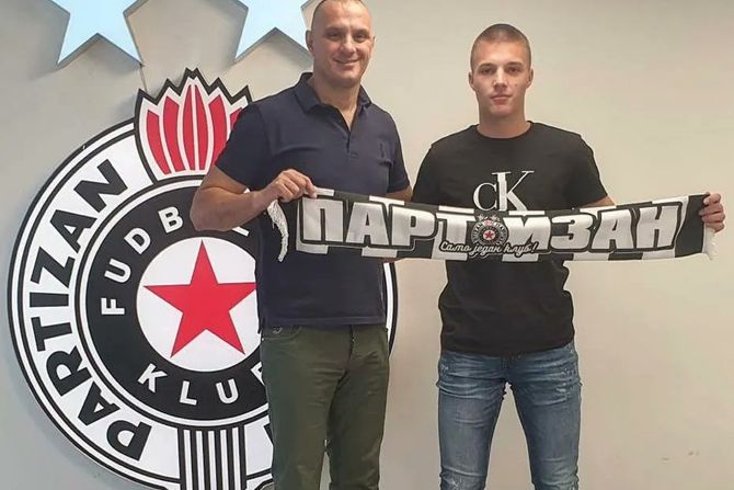 Milan Roganović i Ivica Kralj, FK Partizan