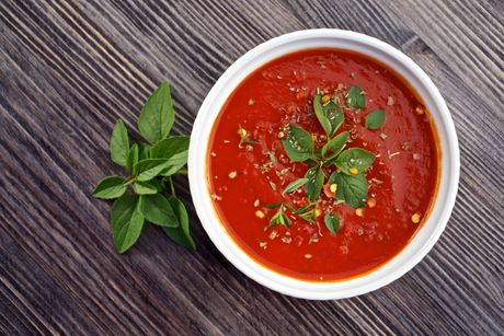 posni paradajz sos sa sojinim ljuspicama