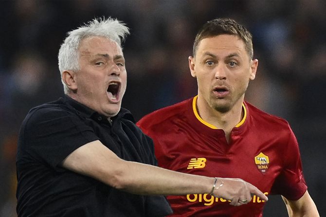 Žoze Murinjo i Nemanja Matić Žoze Murinjo i Nemanja Matić