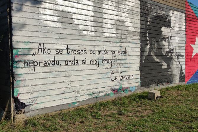 ČE GEVARA DOBIO MURAL U BEOGRADU