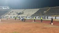 Nema Grobara na meču Partizan - Sabah: Na ogradi Juga se pojavila samo jedna parola