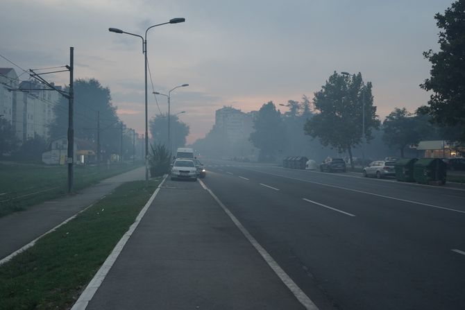 Magla, novi beograd