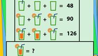 Izračunajte jedan letnji logički zadatak: Koliko vredi osvežavajuće piće sa slamčicom i dekoracijom?