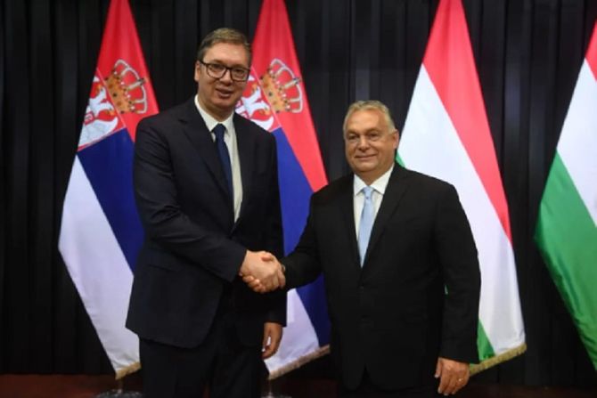 Aleksandar Vučić i Viktor Orban