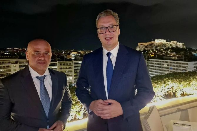 Aleksandar Vučić i Dimitar Kovačevski Aleksandar Vučić i Dimitar Kovačevski