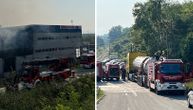 "Everything burned down" First photos of fire in Ostruznica: Thick smoke billows over highway