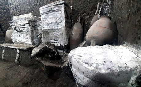 Pompeja, nalazište, arheologija