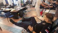 Humani policajci na delu: Nije ni prvi a ni poslednji put, odazvali se akciji dobrovoljnog davanja krvi