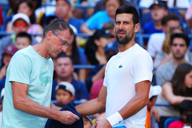 Novak Đoković, Klaudio Cimalja, US Open