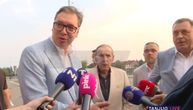 Vučić obilazi novi stadion u Leskovcu, poslao i poruku Hrvatima zbog prozivke