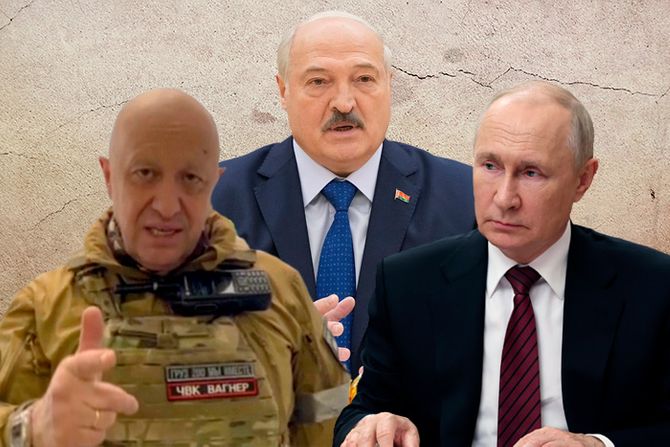 Jevgenij Prigožin, Vladimir Putin, Aleksander Lukašenko