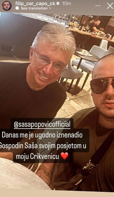 Saša Popović, Filip Car Saša Popović, Filip Car