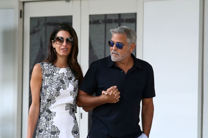 George, Amal Clooney, Džordž i Amal Kluni George, Amal Clooney, Džordž i Amal Kluni