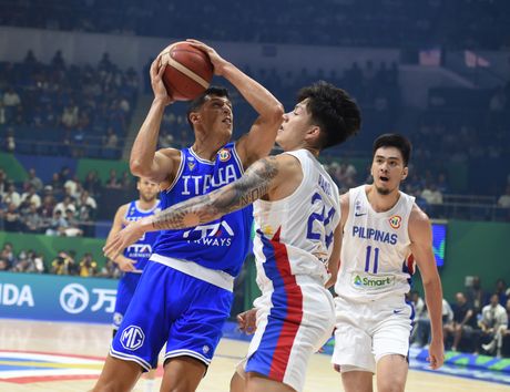 Košarkaška reprezentacija Italije, Košarkaška reprezentacija Filipina, Mundobasket