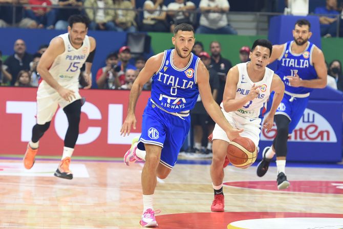 Košarkaška reprezentacija Italije, Košarkaška reprezentacija Filipina, Mundobasket