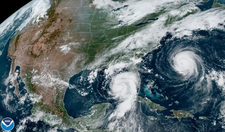 Satelitski snimak uragana Idalia, Florida