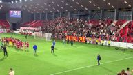 Delije i navijači Olimpijakosa pesmom ispratili Grke iz Leskovca: Evo kako je "grmeo" stadion na jugu Srbije