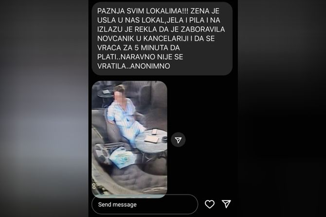 Žena kafić račun