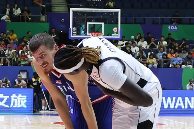 Boriša Simanić, Nuni Omot, Mundobasket 2023, Košarkaška reprezentacija Srbije, Južni Sudan, Filipini