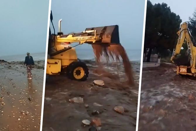 Grčka Volos nevreme kiša poplave