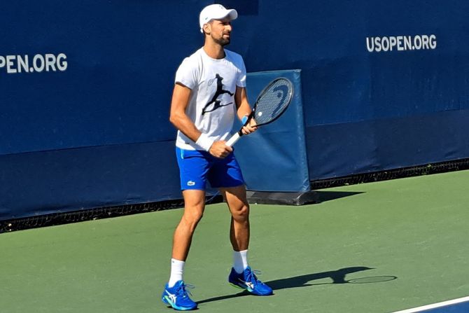 Novak Đoković, trening