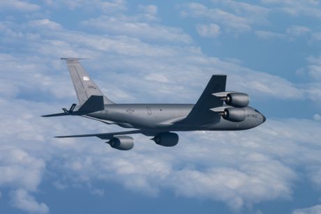 KC-135 Stratotanker from the 909th Air Refueling Squadron