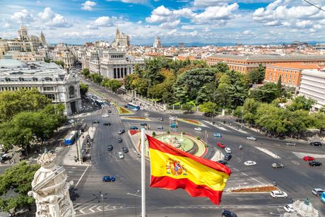 Madrid Šapanija, panorama grada