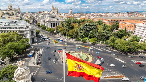 Madrid Šapanija, panorama grada