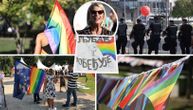 Prajd šetnja u Beogradu: Kuma Ida Prester poklonila venčanicu, učesnici nose zastave i transparente