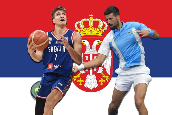 Bogdan Bogdanović i Novak Đoković