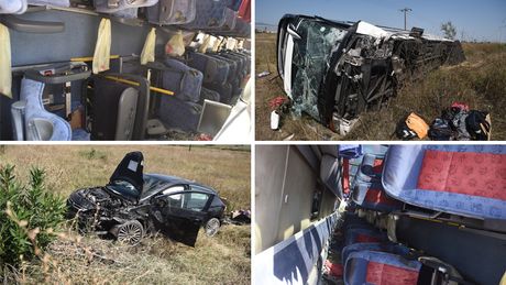 Grčka saobraćajna nesreća sudar, srpski autobus i kola