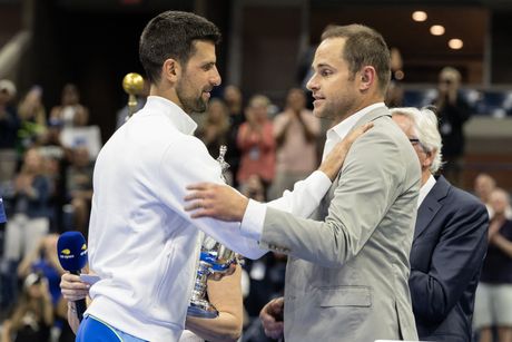 Endi Rodik, Novak Đoković, US Open 2023 Endi Rodik, Novak Đoković, US Open 2023