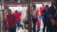 First video from the plane taking Serbian basketballers home: Take a look at the mood before the trip