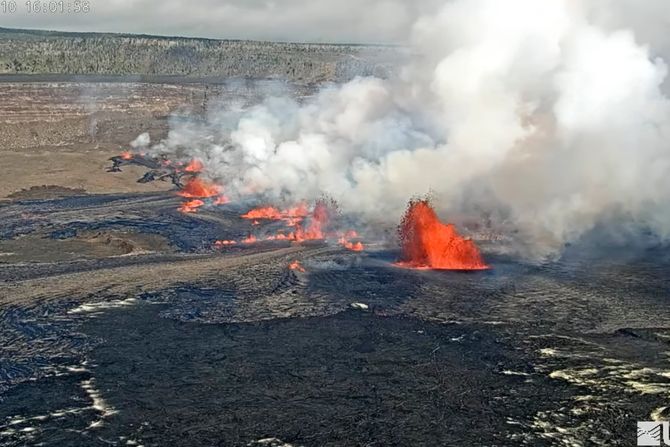 Vulkan Kilauea Havaji erupcija